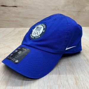 NEW Nike USA Olympic Team Club Cap Hat Strapback Blue Adult M/L FQ8157-405